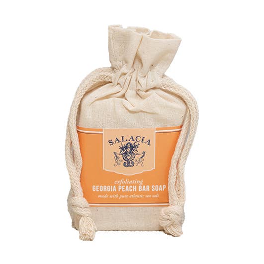 Georgia Peach Bar Soap | All‑Natural Soap | Natural Soap for wholesale by Salacia Salts | Soaps | Bath Bombs | Lip Balms | Soy Candles