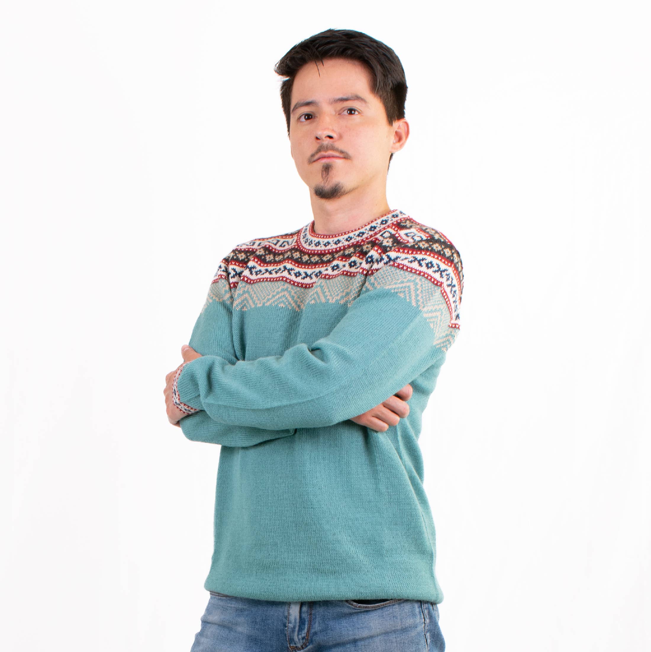 L.A.M Bolivia – wholesale Knitted jumper – Women′s – Alpaca Sweater Andes5