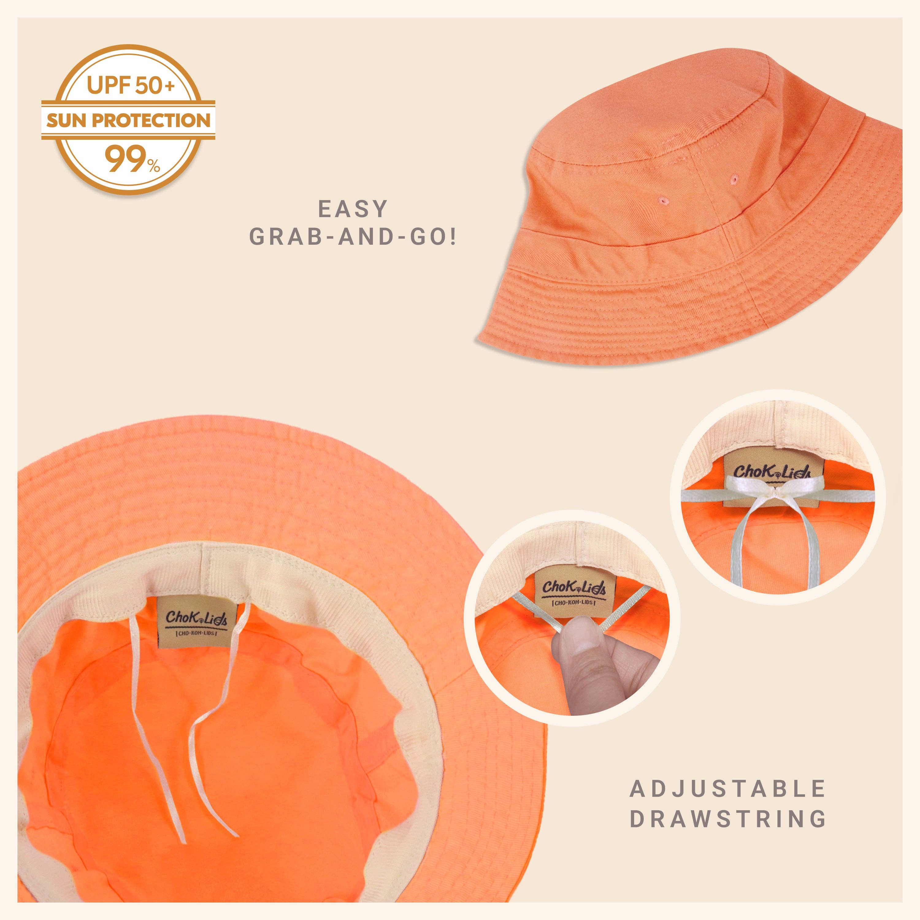 ChoKoLids – Engroshandel Bucket hat - Dame – CHOK.LIDS lærred spand hat63