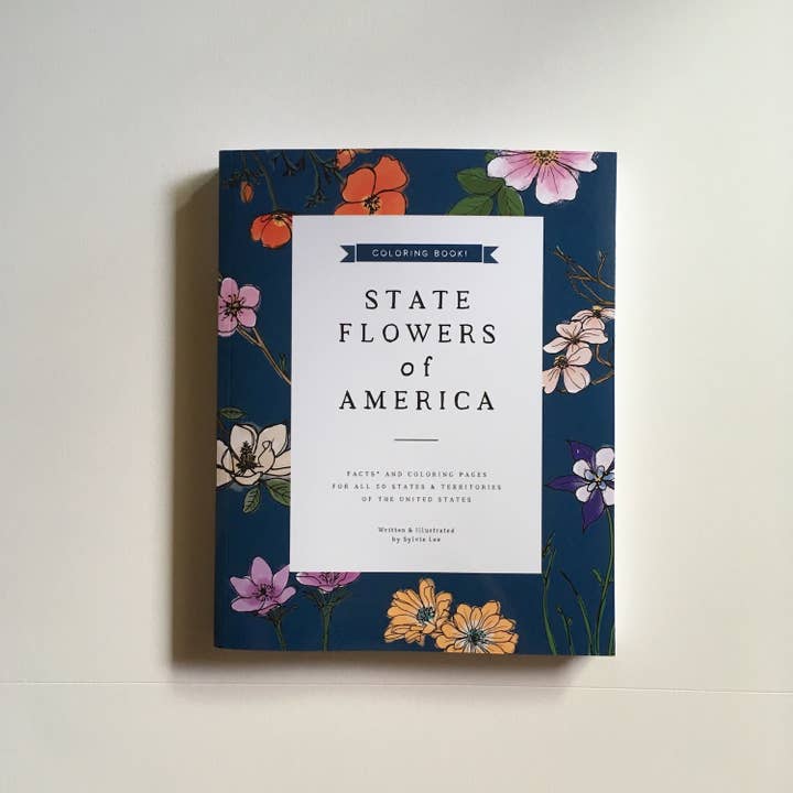 The State Flower Coloring Book | 8x10" for wholesale by Mei-Mei Moon