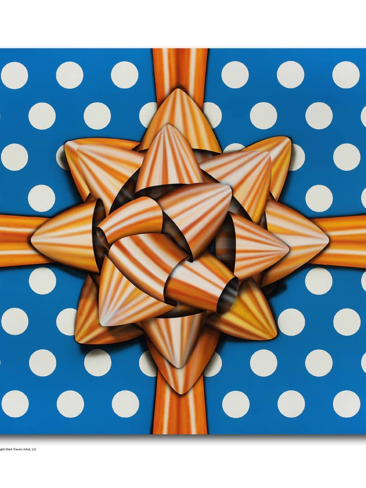 Reproduction artistique « étoile orange » 11 po x 14 po pour la vente par Beautiful Art Prints LLC