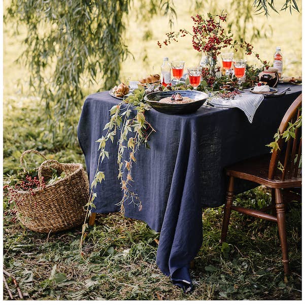 Epic Linen - Wholesale Tablecloth - Linen Tablecloth, Handmade Linen Tablecloth in Various Color