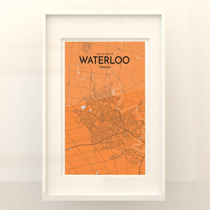 OurPoster.com - Wholesale Poster - Waterloo City Map Poster81