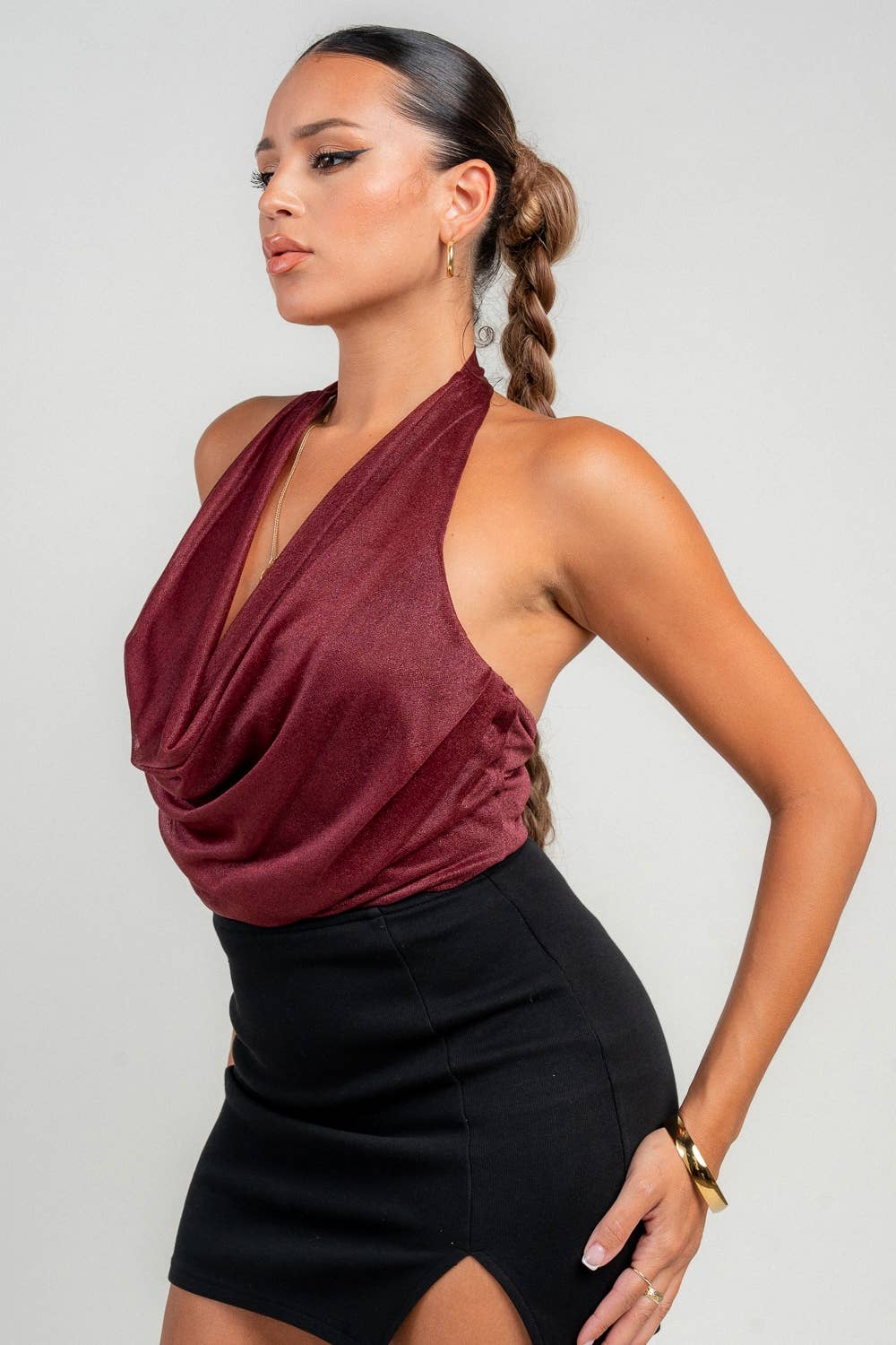 PRIVY - Vente Chemise – femme - HT4132K / BODY À COL AMÉRICAIN7