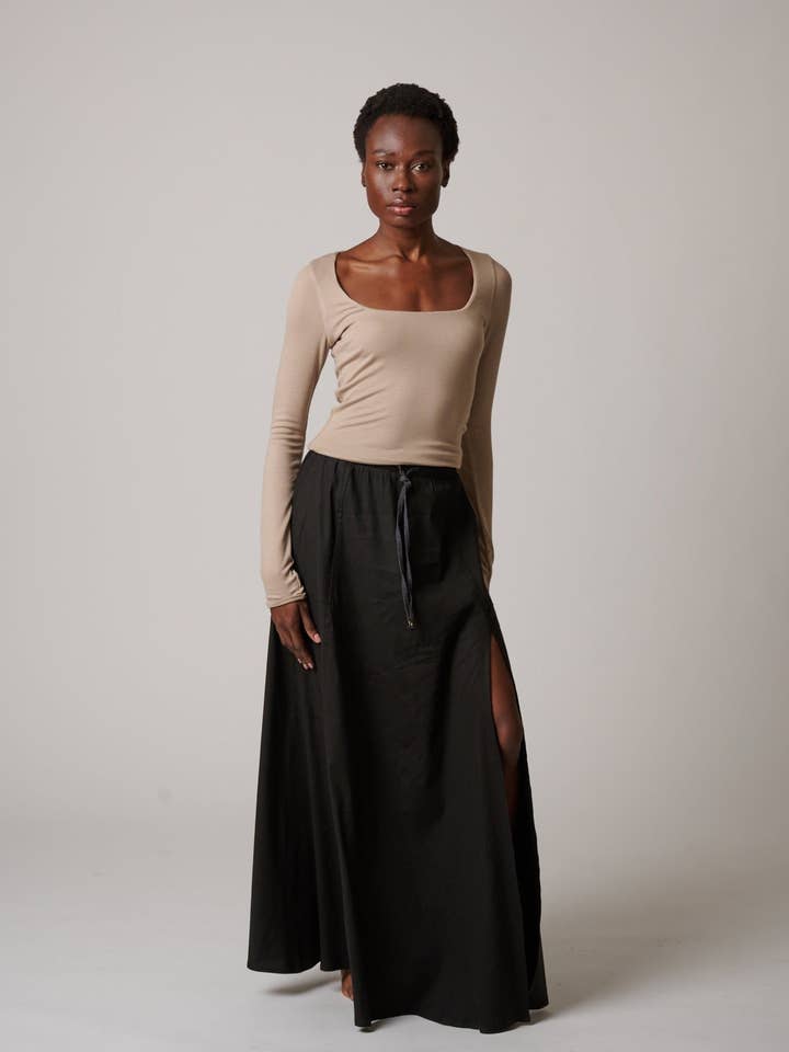 LONG SLEEVE RIB SHIRT for wholesale by LEISURE LAB