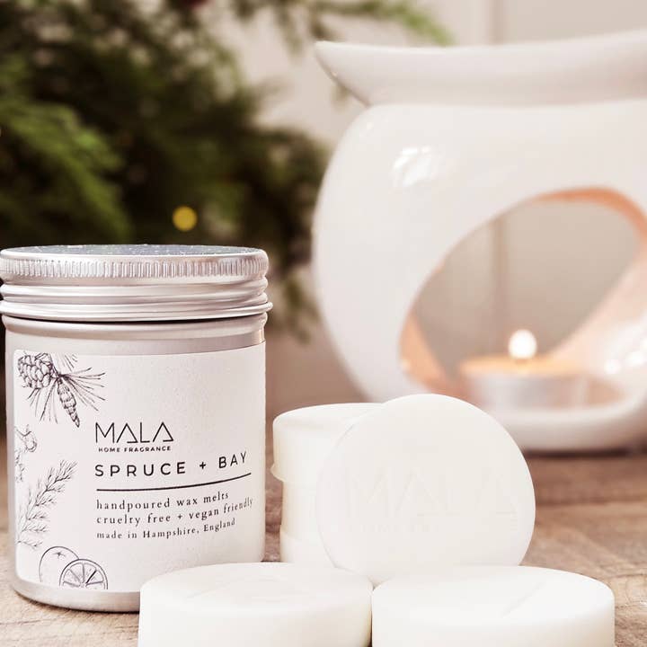 Spruce + Bay Wax Melts | WINTER/CHRISTMAS for wholesale by MALA Home Fragrance