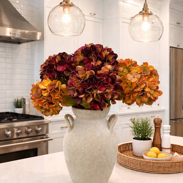 22" Artificial Hydrangea Stem-Large Bloom for wholesale by Angel Isabella