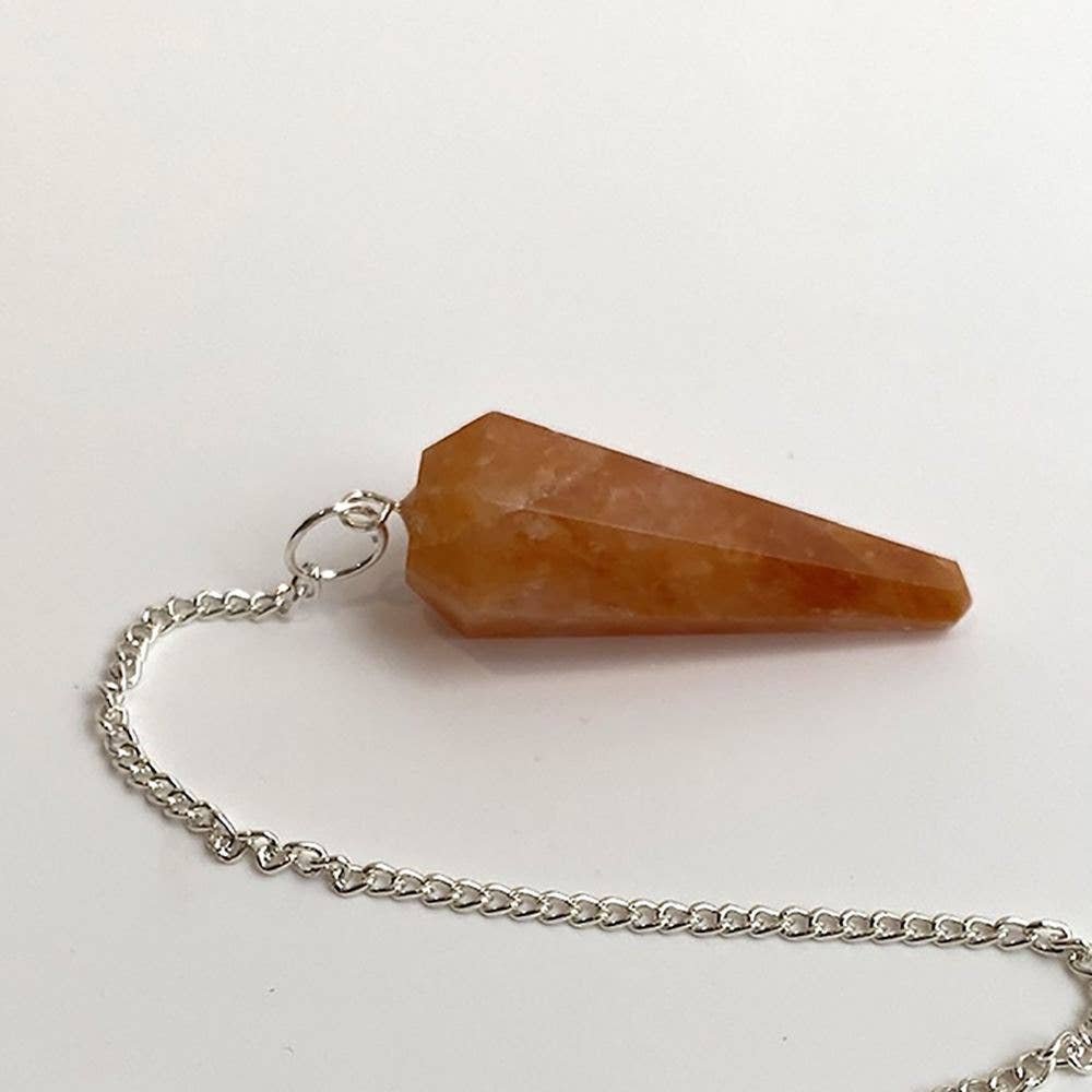 VIE – Engroshandel Meditationsudstyr – Pendul med kæde og 30 mm krystalsten78