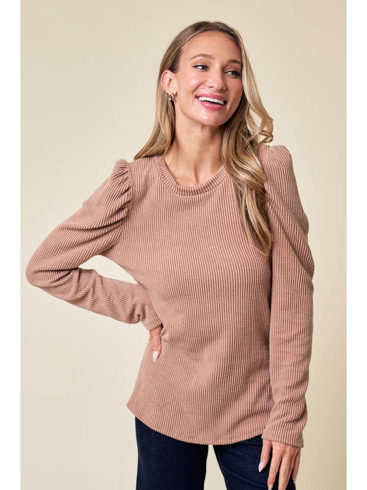 lovely melody - Wholesale Knit Top - Women's - LMT4604-Cece Solid Long Sleeve Top14