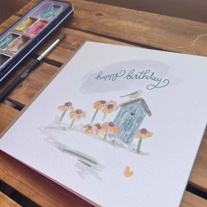 Verjaardag Vogelhuisje voor wholesale door PaperTwigs Designs