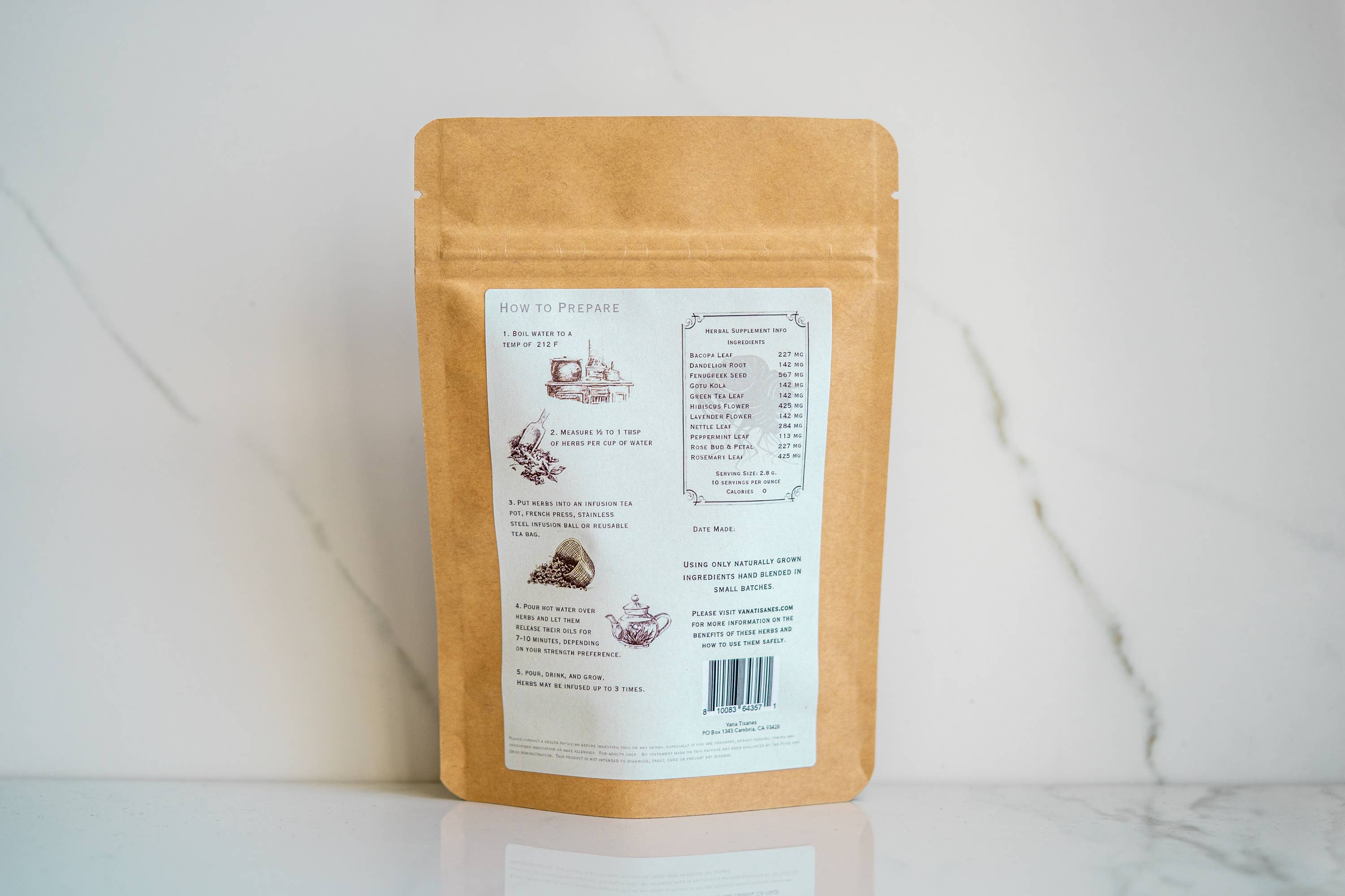 Vana Tisanes - Wholesale Health/Detox Tea - Hair Herbal Tea3