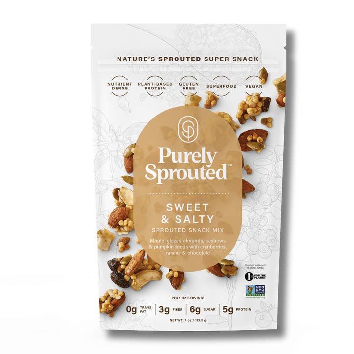 Lark Ellen Farm - Wholesale Trail Mix - Sweet & Salty Sprouted Snack Mix 4 oz bag1