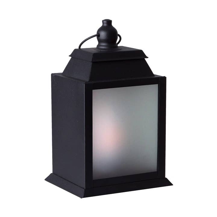 Lantern, Glass, In Black Color, 16X14X26cm for wholesale by B&B