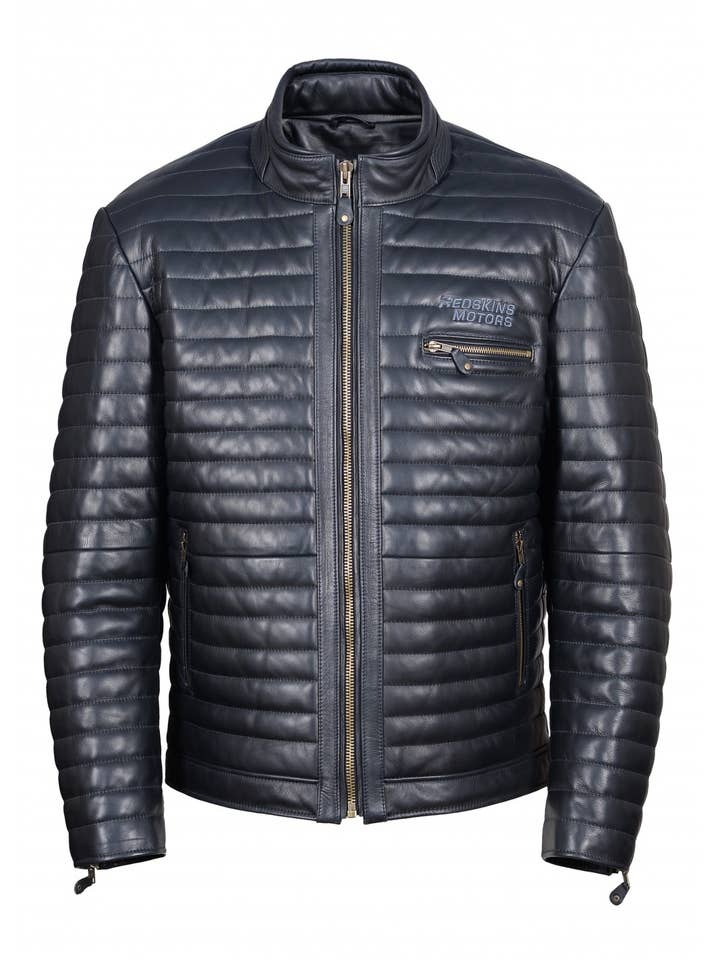 Cazadora de piel acolchada MELROSE para venta al por mayor de Redskins Motors