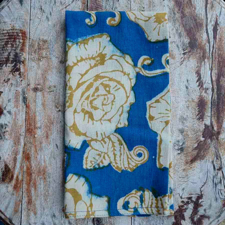 Ichcha - Vendita all'ingrosso Tovaglioli da tavola in stoffa - Tovaglioli per Cena Festiva, Set di 4 in Cotone Organico - Oro Rosa10