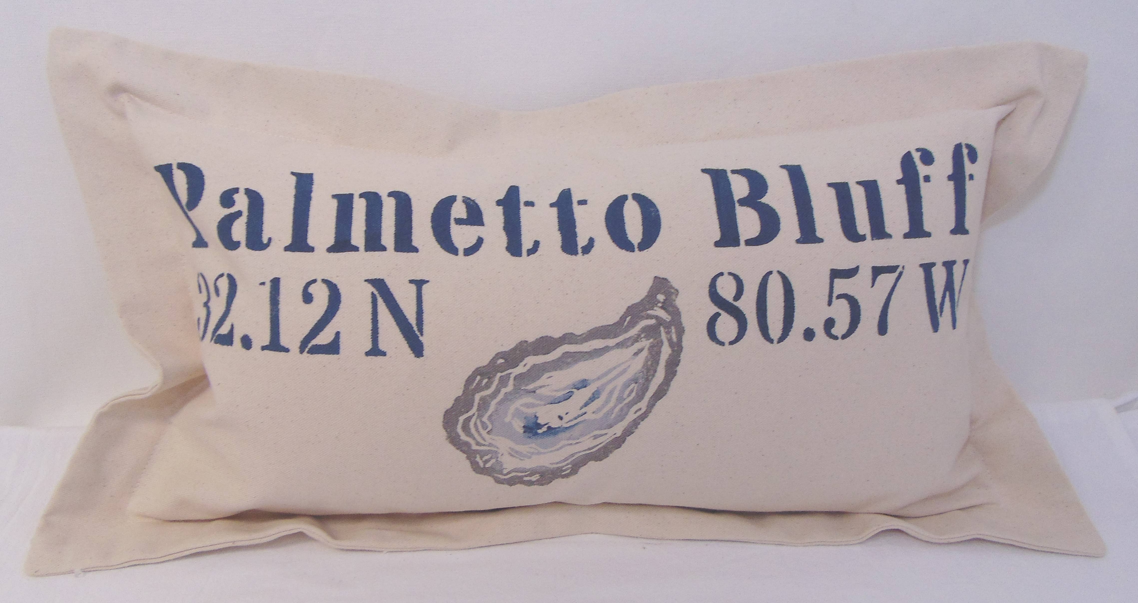 Lowcountry Linens - Wholesale Throw Pillow Cover - Custom Coordinates Heavy Natural Canvas Lumbar Pillow COVER6