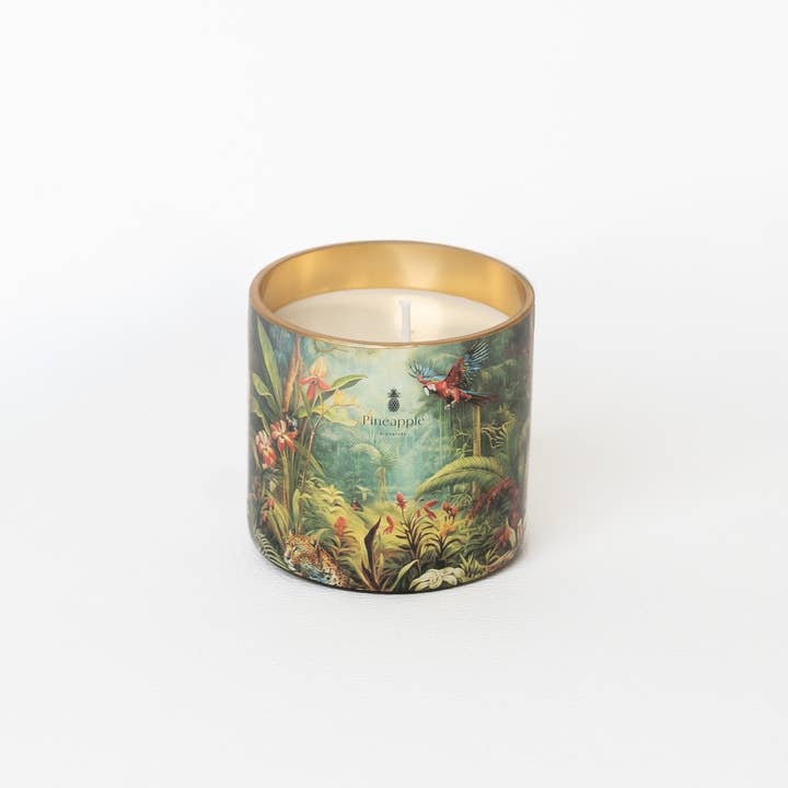 PINEAPPLE SIGNATURE - Wholesale Jar/Filled Candle - 100% Vegetable Wax Scented Candle - Wild Life Decor