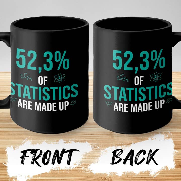 FreakyTeeFactory - Wholesale Screen Printed T-Shirt - Unisex - Unisex Statistics T-Shirt for Data Scientists, Math Geeks Tee, Funny Science Nerdy Shirt, Casual Teacher Apparel, Gift Idea23