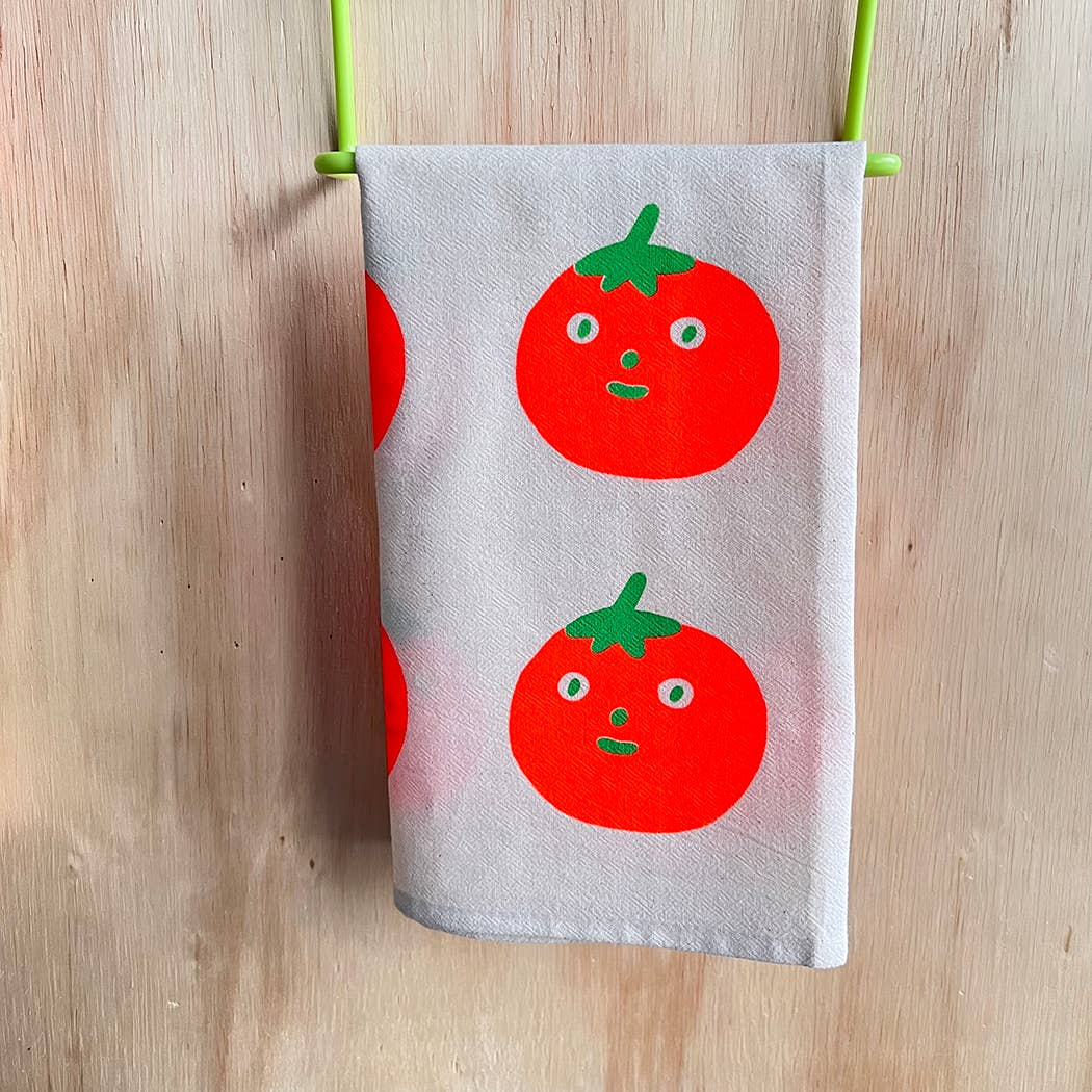 Nice life - Venta al por mayor Paños de cocina - Paño de cocina de algodón con estampado de tomate4