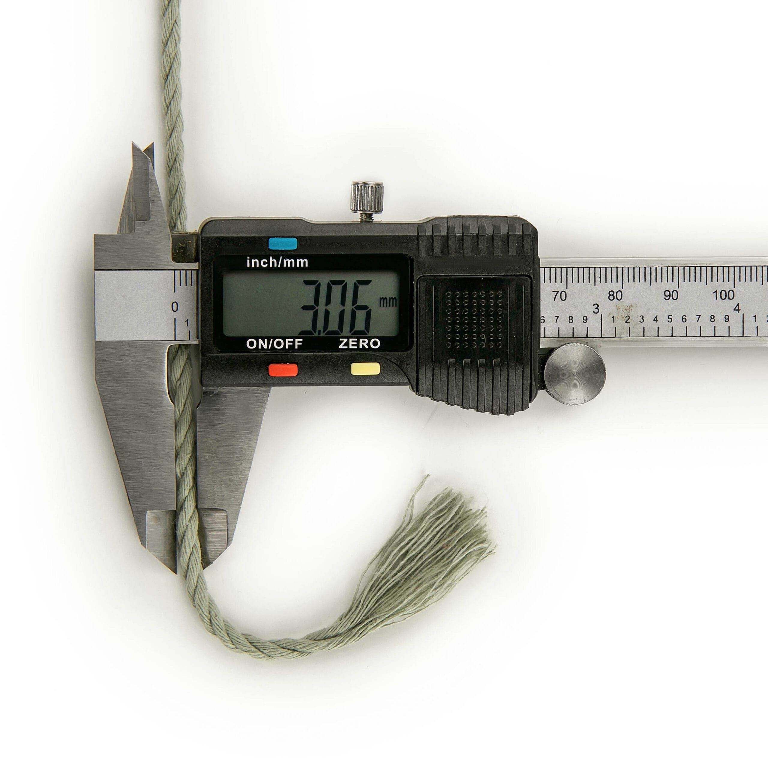 MB Cordas - Wholesale Cord - 3MM 3 Strand Twisted 500g Macrame Cotton Cord SAGE GREEN 130-145m  Macrame Rope 3 ply Craft String4