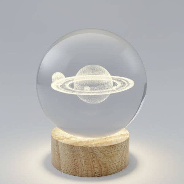 Original Source - Wholesale Night Light - Saturn Night Light – Crystal Ball1