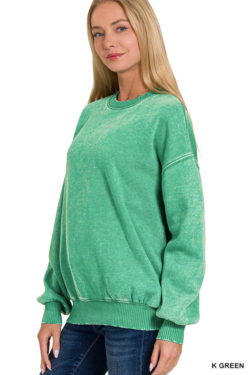 42POPS – Sweatshirt - Mulher por atacado – ',.._ Sweatshirt de Lã Polar Snow Wash12