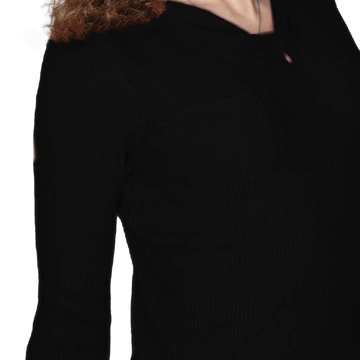 Love Me Knot Sweater Top for wholesale by CROOKED CHARLIE DESIGNS INC.