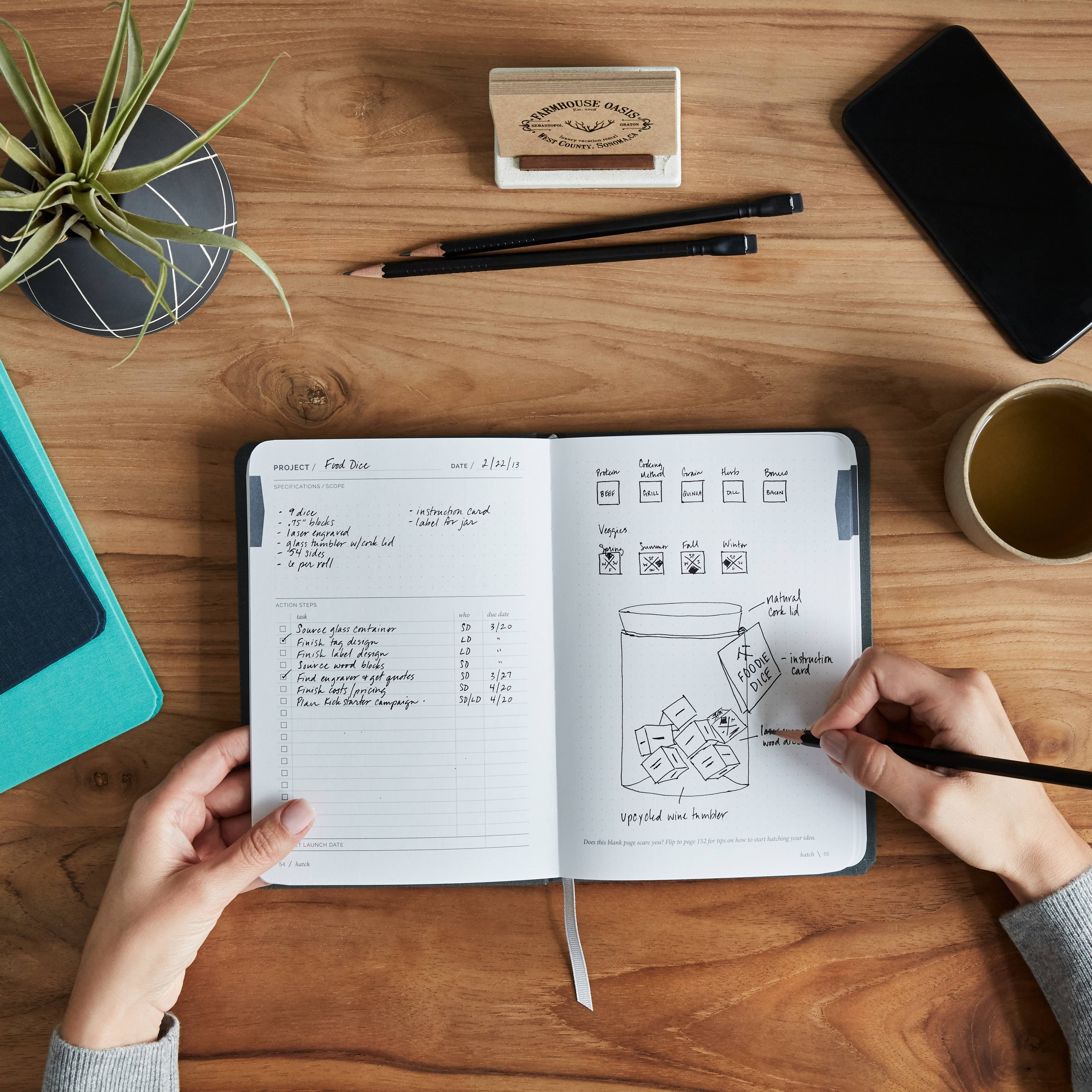 Two Tumbleweeds - Wholesale Notebook - Hatch Notebook4