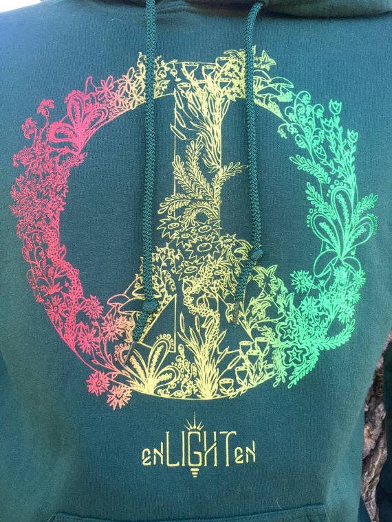 Enlighten - Wholesale Hoodie - Unisex - Peace Is Homegrown Hoodie2