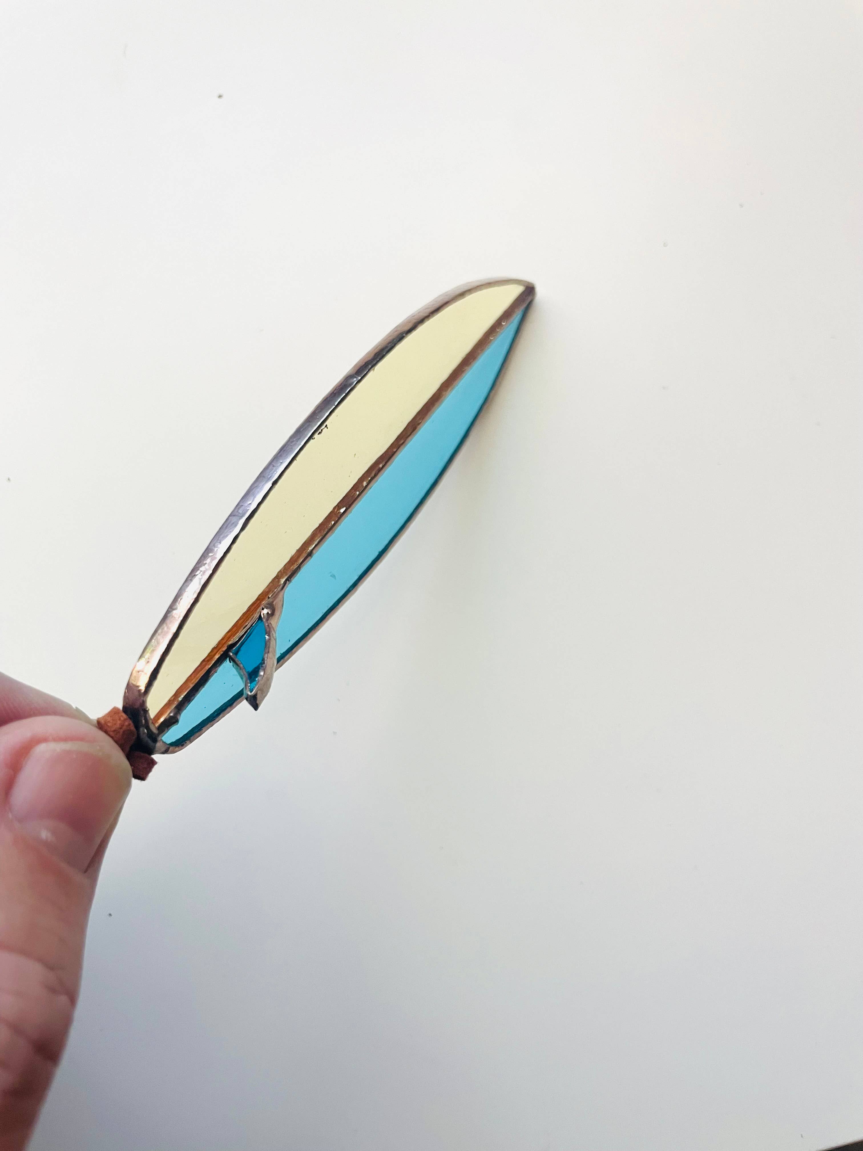 Colin Adrian Glass - Wholesale Ornament - Stained glass surfboard 1