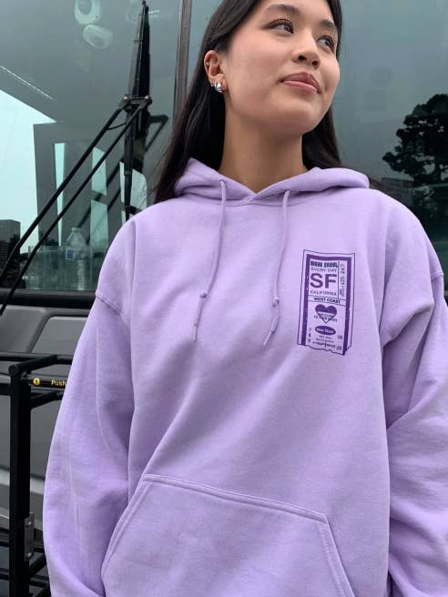 Sudadera con capucha de transferencia lavanda 2026 para hombres/unisex para venta al por mayor de New Skool