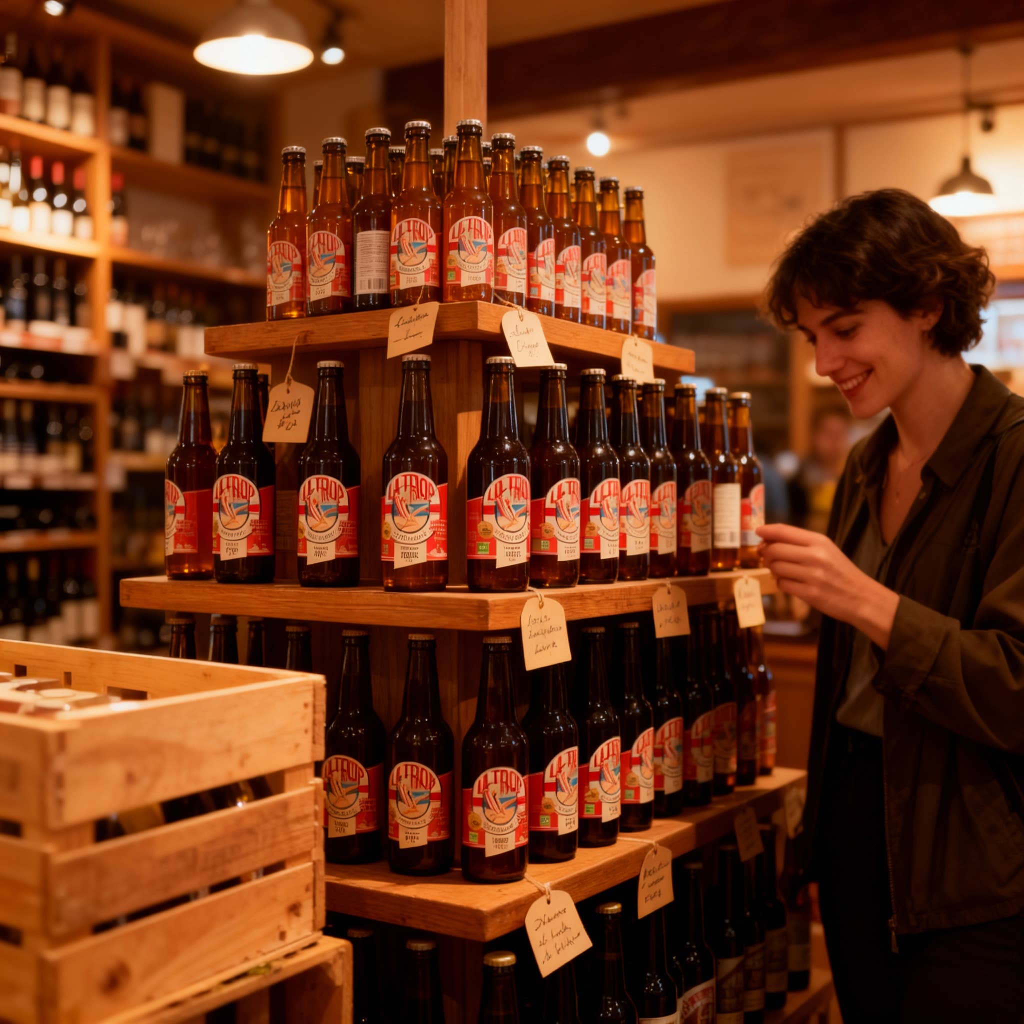 Brasserie Artisanale Carteron - Wholesale Beer - LA TROP Artisanal beer from Provence amber 6.6% 33cl