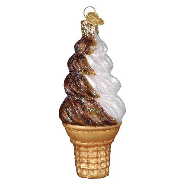 Old World Christmas - Wholesale Ornament - Chocolate Swirl Soft Serve Ornament2