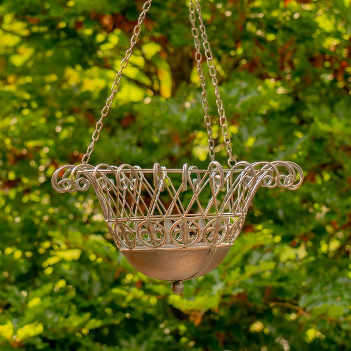 Zaer Ltd. International - Wholesale Hanging Planter - "Stephania" Hanging Basket Planters in 3 Colors 2 Pc/Set12
