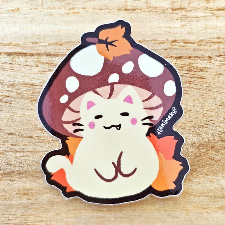 Meowshroom Cousin Sticker for wholesale by Lokimeku