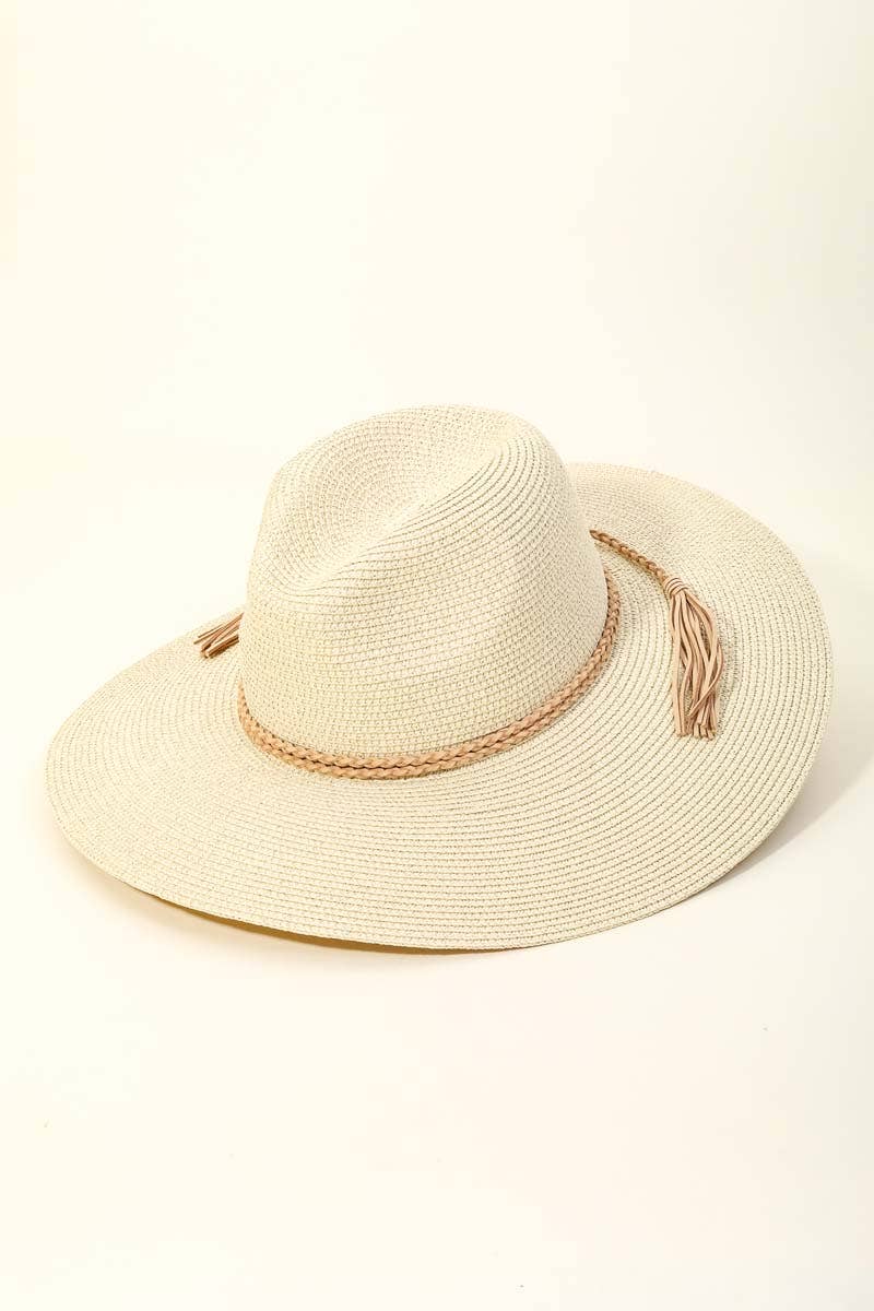 Anarchy Street - Vendita all'ingrosso Cappello di paglia - Donna - Cappello da sole con cinturino in corda intrecciata di paglia6