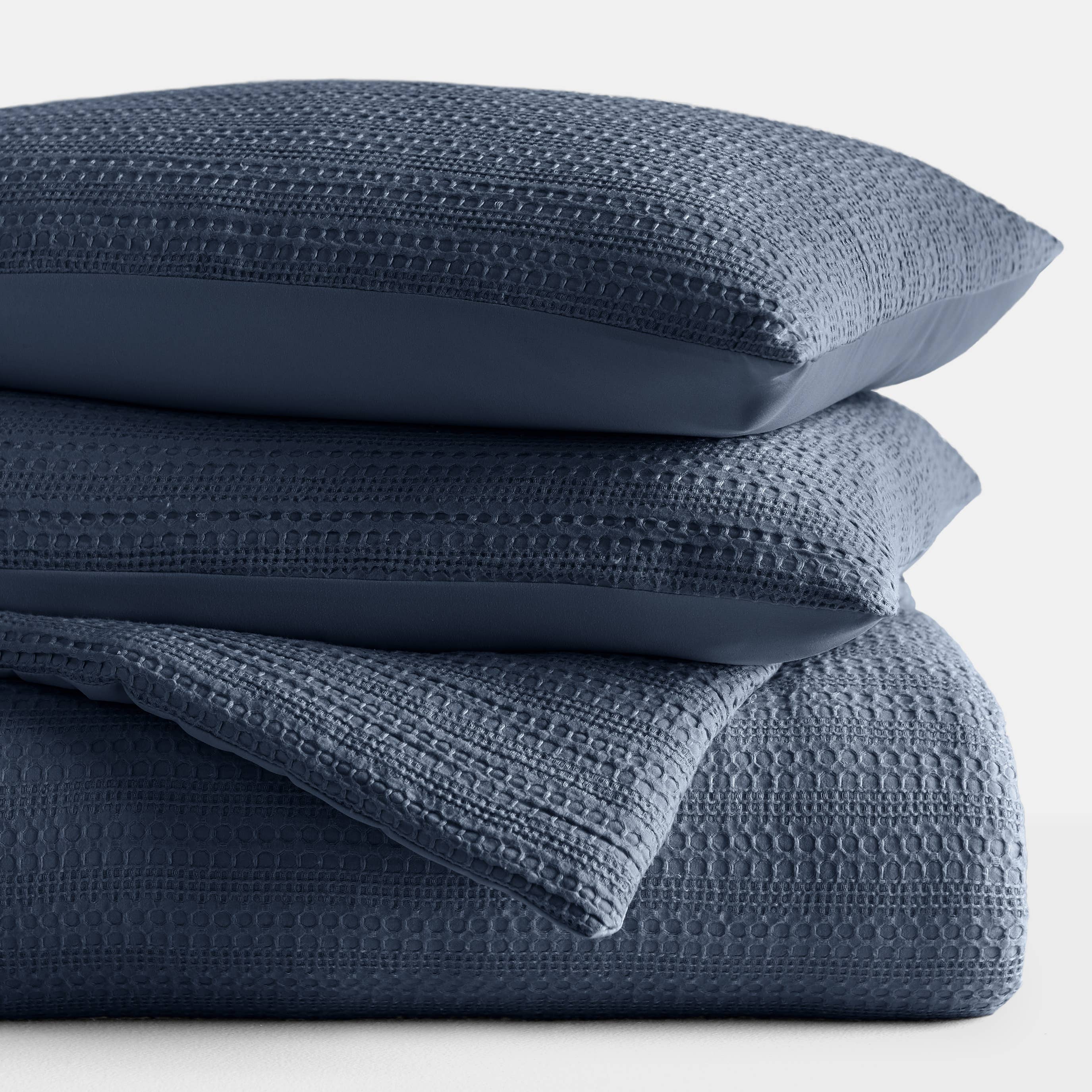 ienjoy Home - Wholesale Bedding Set - Waffle Textured 3 Piece Down Alternative Comforter Set26