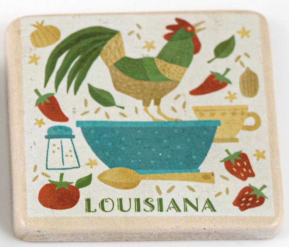 THE PARISH LINE – wholesale Coasters – Coaster Set - Vintage Louisiana5