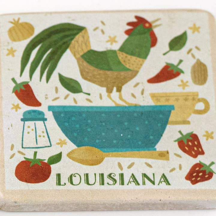 THE PARISH LINE – wholesale Coasters – Coaster Set - Vintage Louisiana5