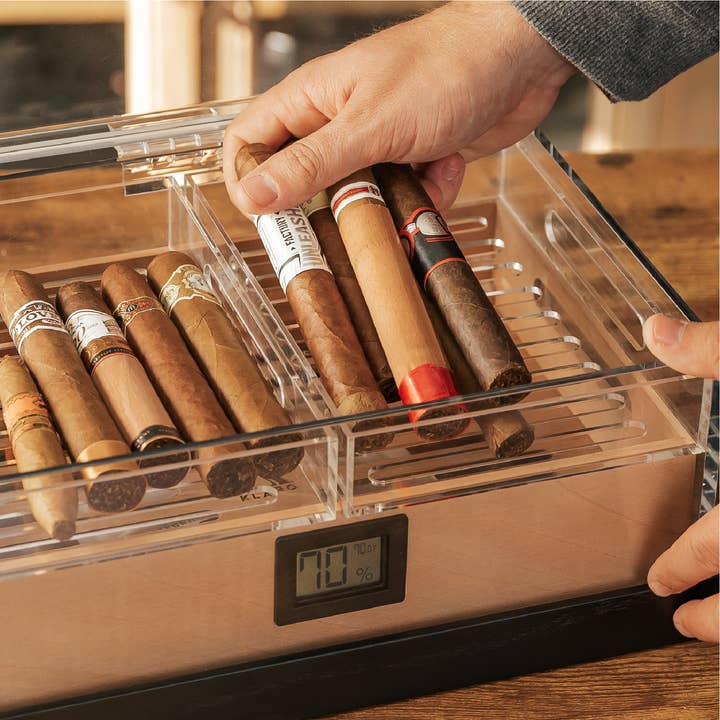 Case Elegance - Wholesale Humidor/Cigar Accessory - Felix Pro Tupperdor - Acrylic Humidor