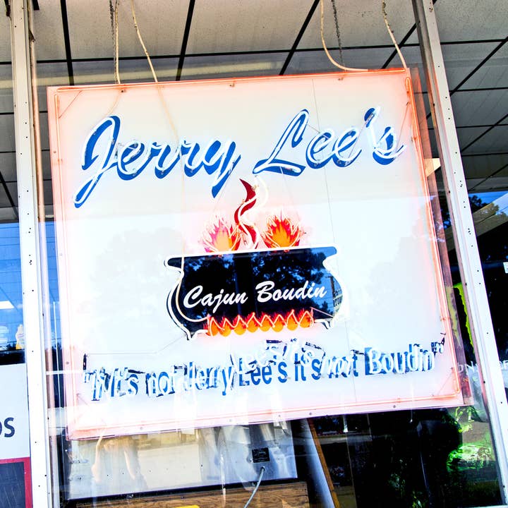 Jerry Lees Cajun Foods Sous-verre pour la vente par South Austin Gallery