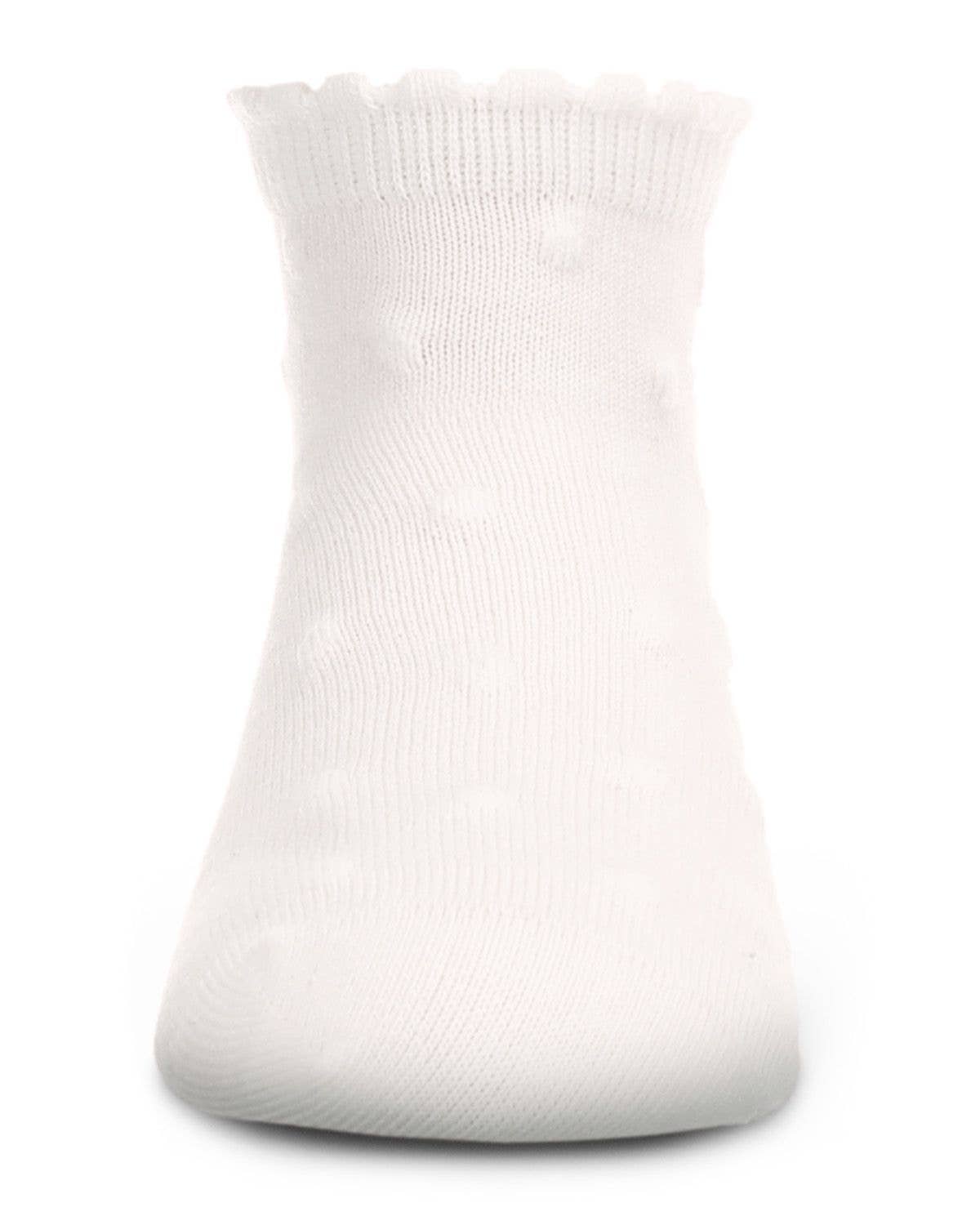 Infinity Classics International Inc. - Wholesale Socks - Women's - Cotton Blend Swiss Dot Anklet Socks4