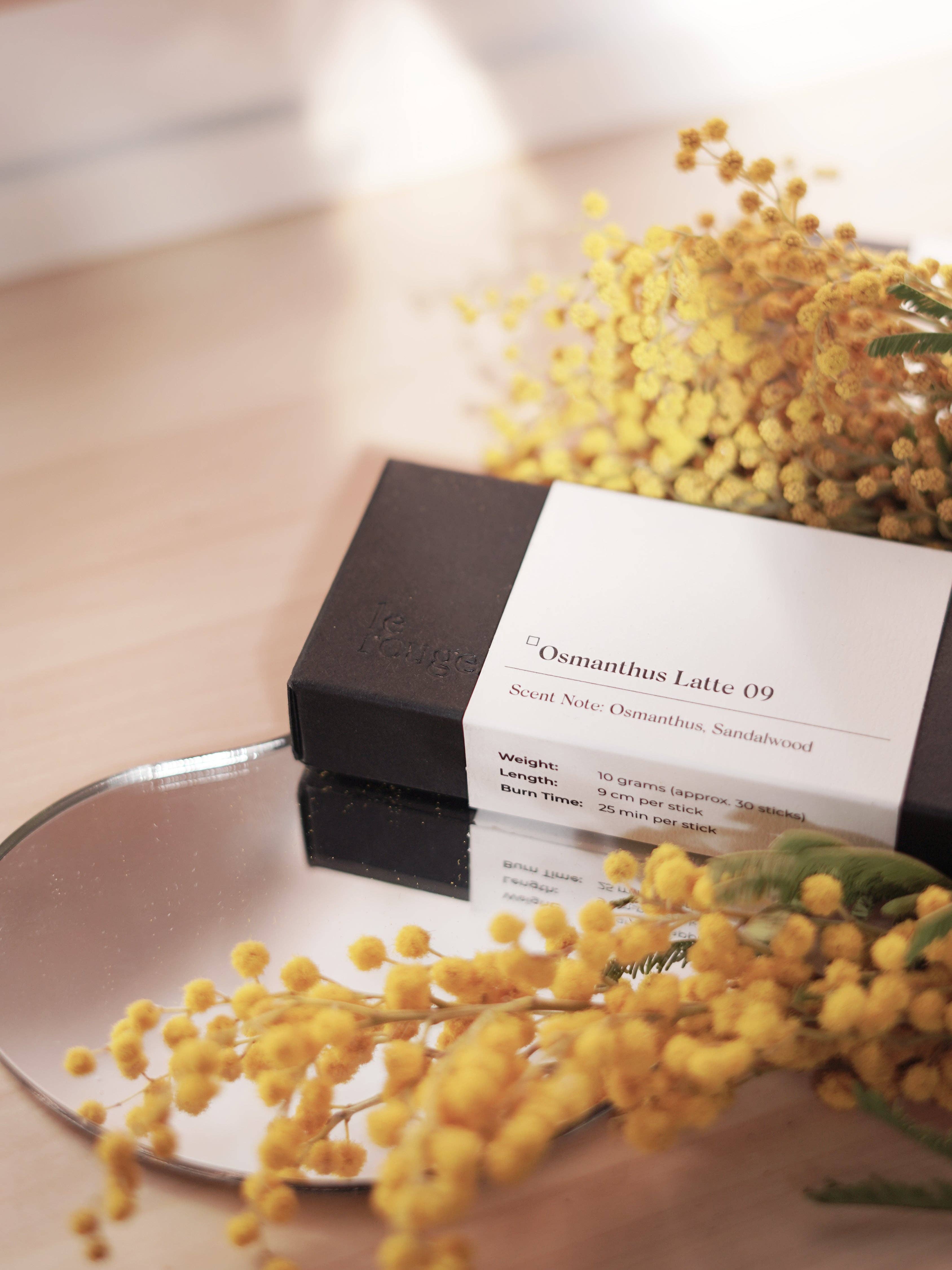 Le Rouge Life Inc. - Wholesale Incense - Osmanthus Latte 09 - Osmanthus & Sandalwood - 100% Natural I3