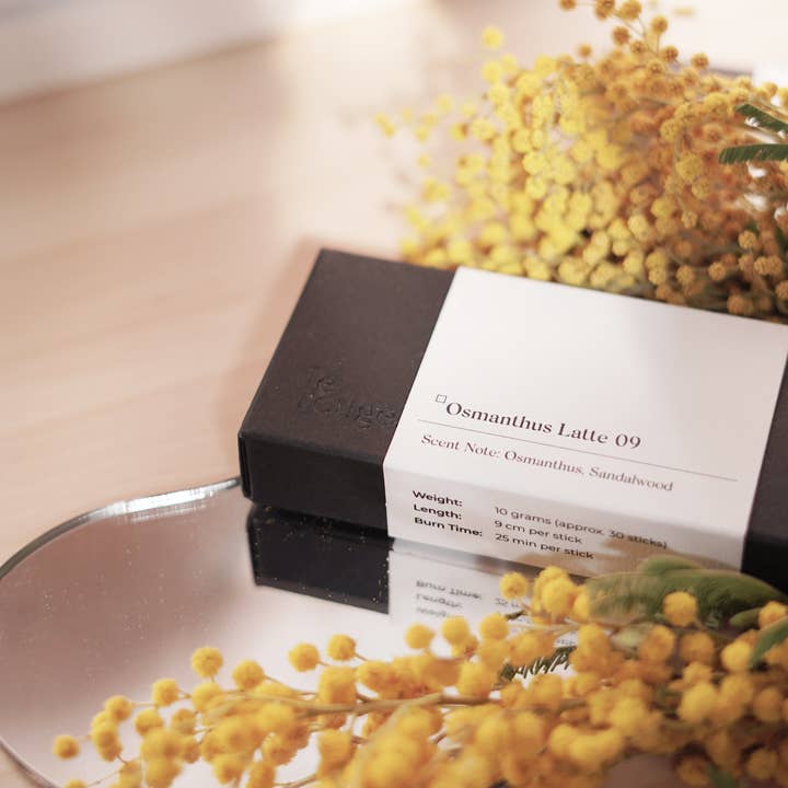 Le Rouge Life Inc. - Wholesale Incense - Osmanthus Latte 09 - Osmanthus & Sandalwood - 100% Natural I3