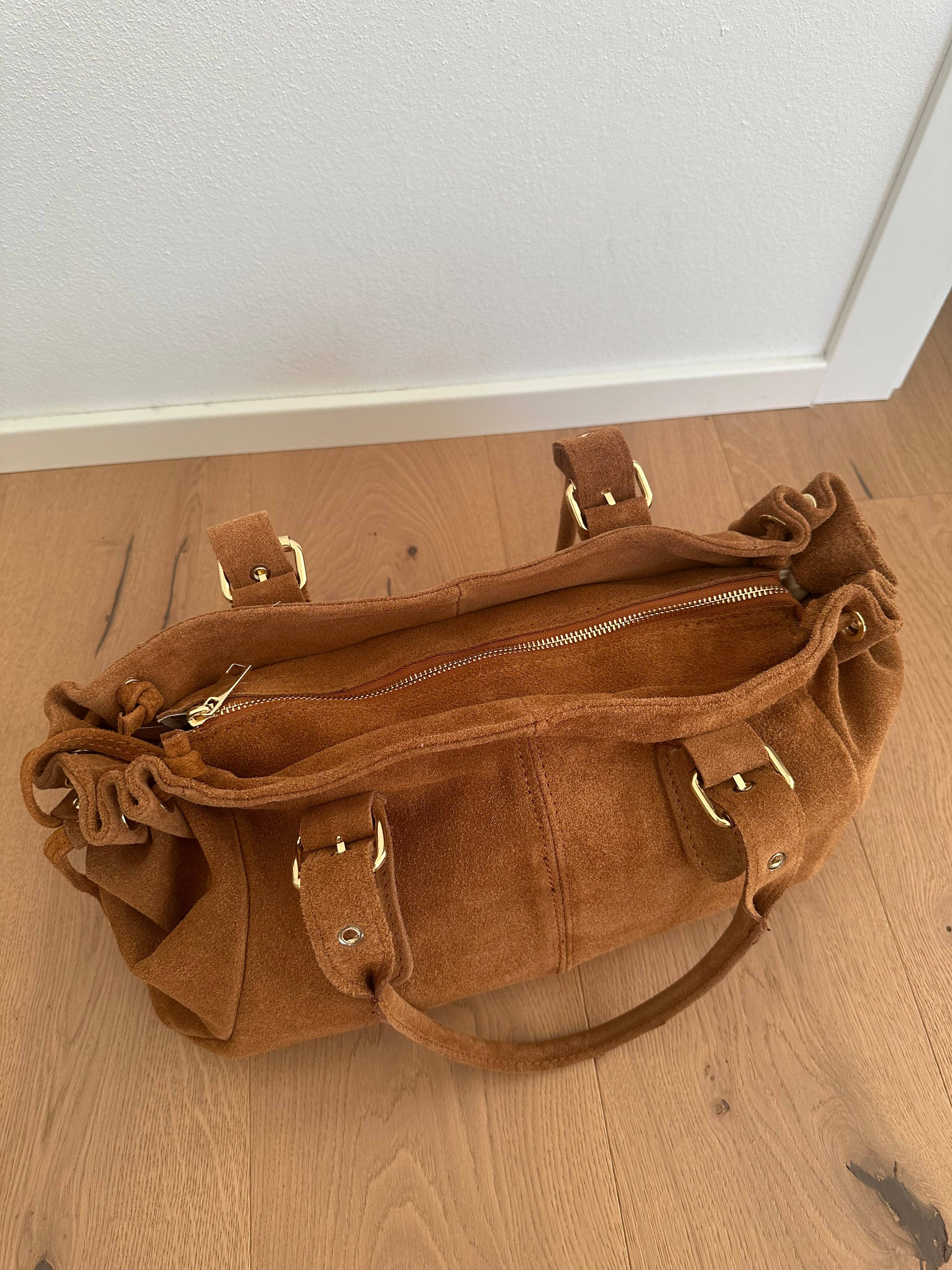 Zhade - Wholesale Schoudertas - Dames - ISABEL groot - suède5