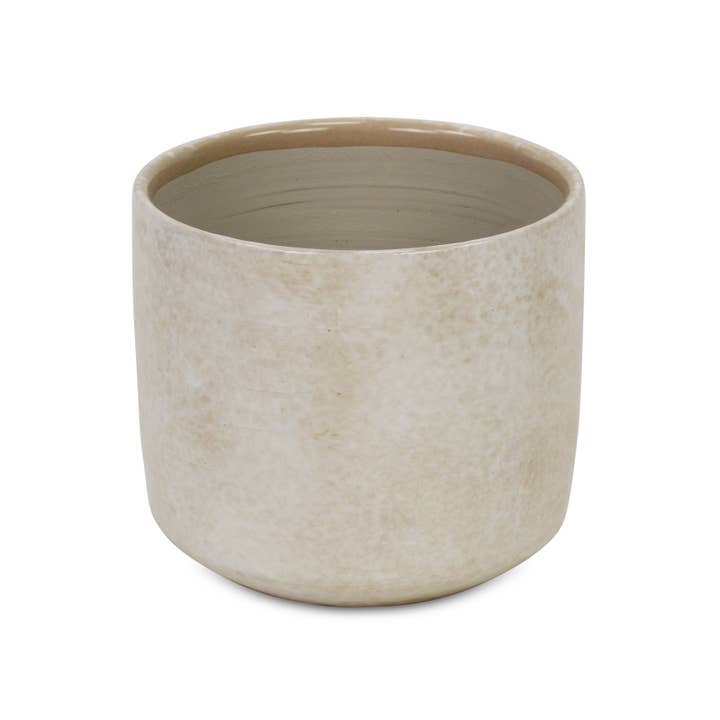 Cheungs Home Decor - Wholesale Plant Pot - Lavina Mosaic Pattern White Ceramic Pot
