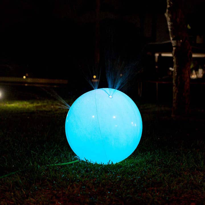 PoolCandy - Wholesale Sprinkler - Beach Ball Sprinkler Illuminated LED Color Changing5