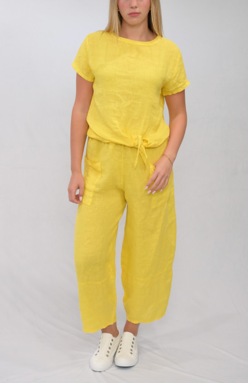 Merci Marie - Wholesale Pants - Women's - Linen Barrel Pants11