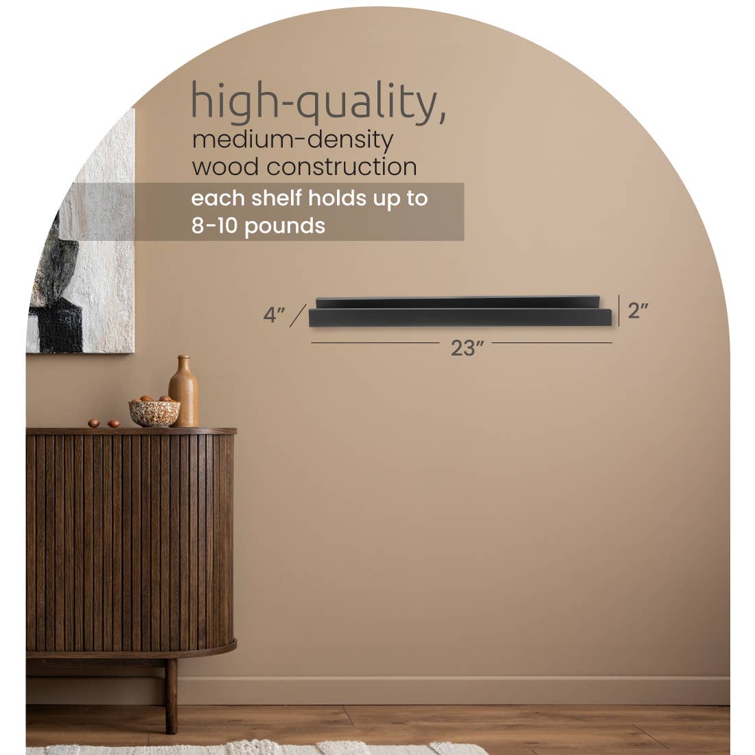 Kiera Grace - Wholesale Wall Mounted Shelf - Kiera Grace Engineered Wood Floating Edge Shelves17