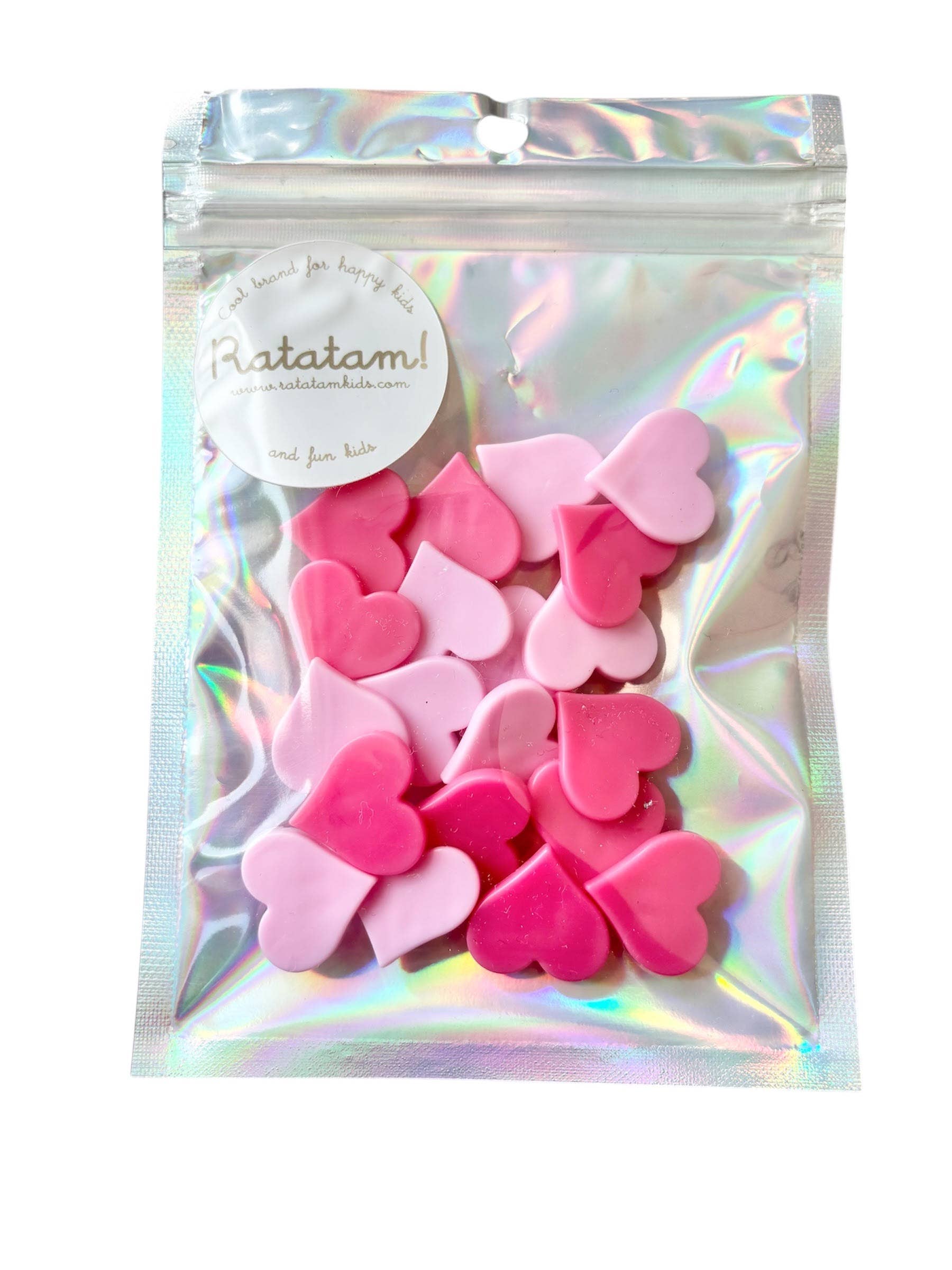 Ratatam! - Wholesale Biking Accessories - Clip-on bike accessories small pink hearts2